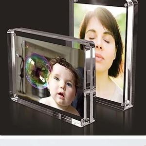 new acrylic photo frames 6X4x 1/3 inch, magnetic sea photo
